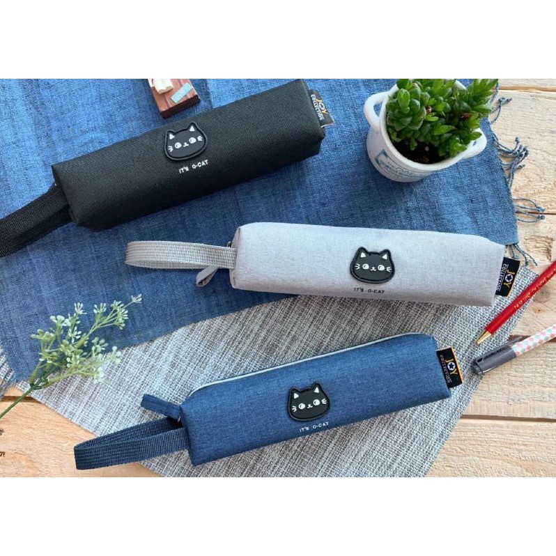 可愛貓頭小巧筆袋.文具筆袋.筆盒 JPC-128