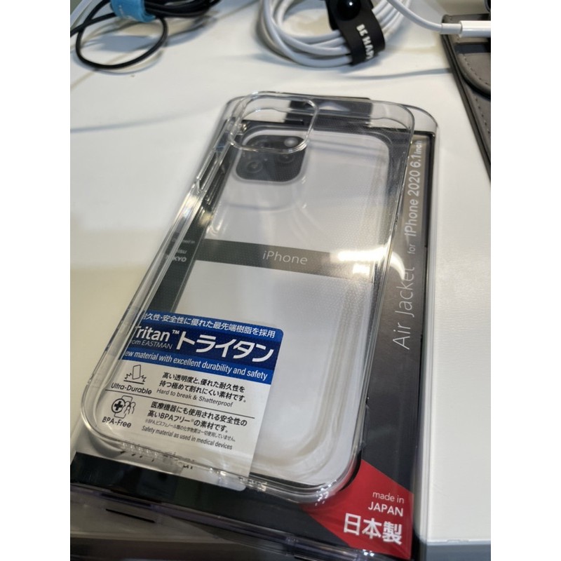 自售-日本power support - air jacket - iPhone 12 pro全透明保護殼