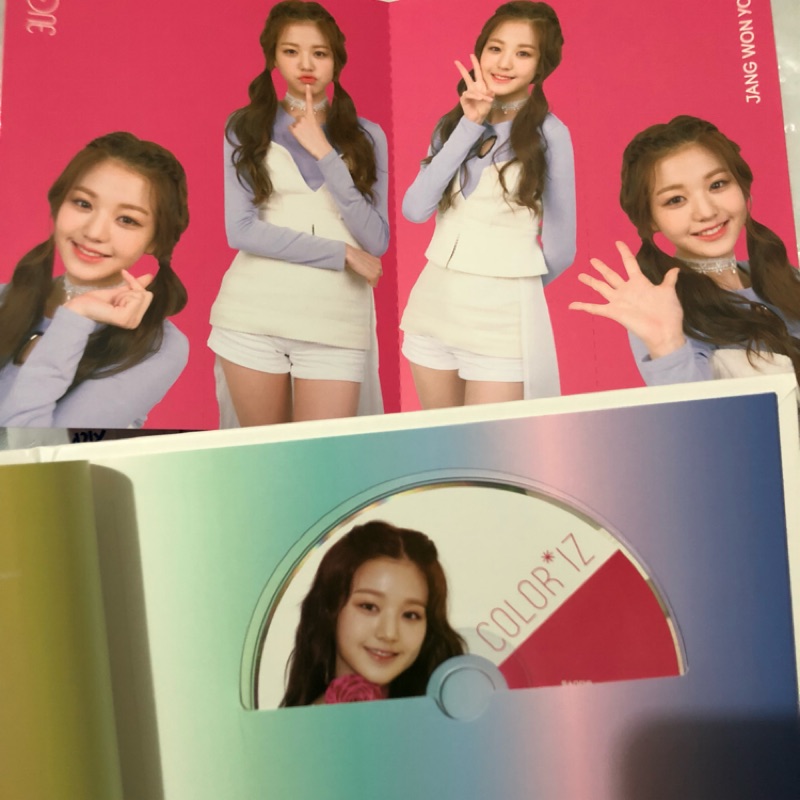 售 color*iz IZ*ONE 員瑛 元英 空專 專輯 CD 碟面 特典