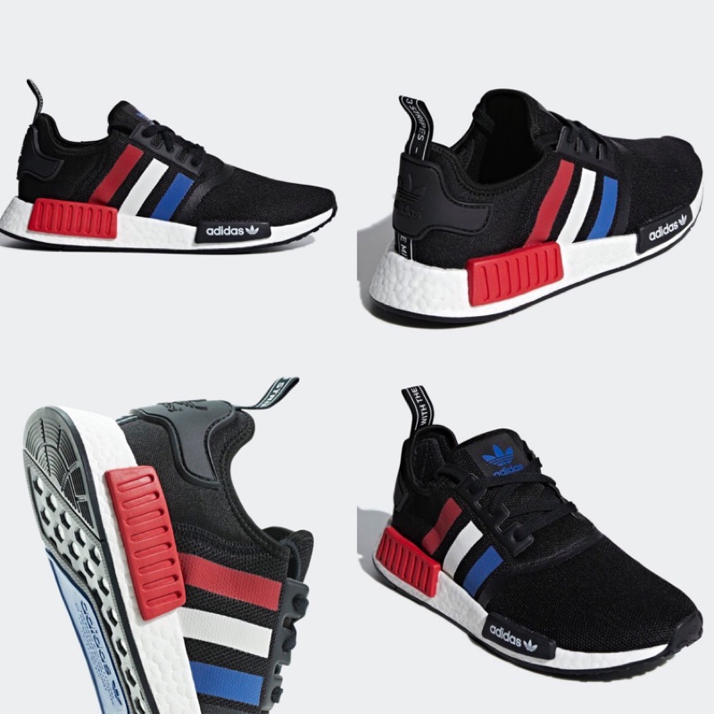 美國獨賣 adidas NMD 經典配色 黑 藍 紅 白 OG 初代