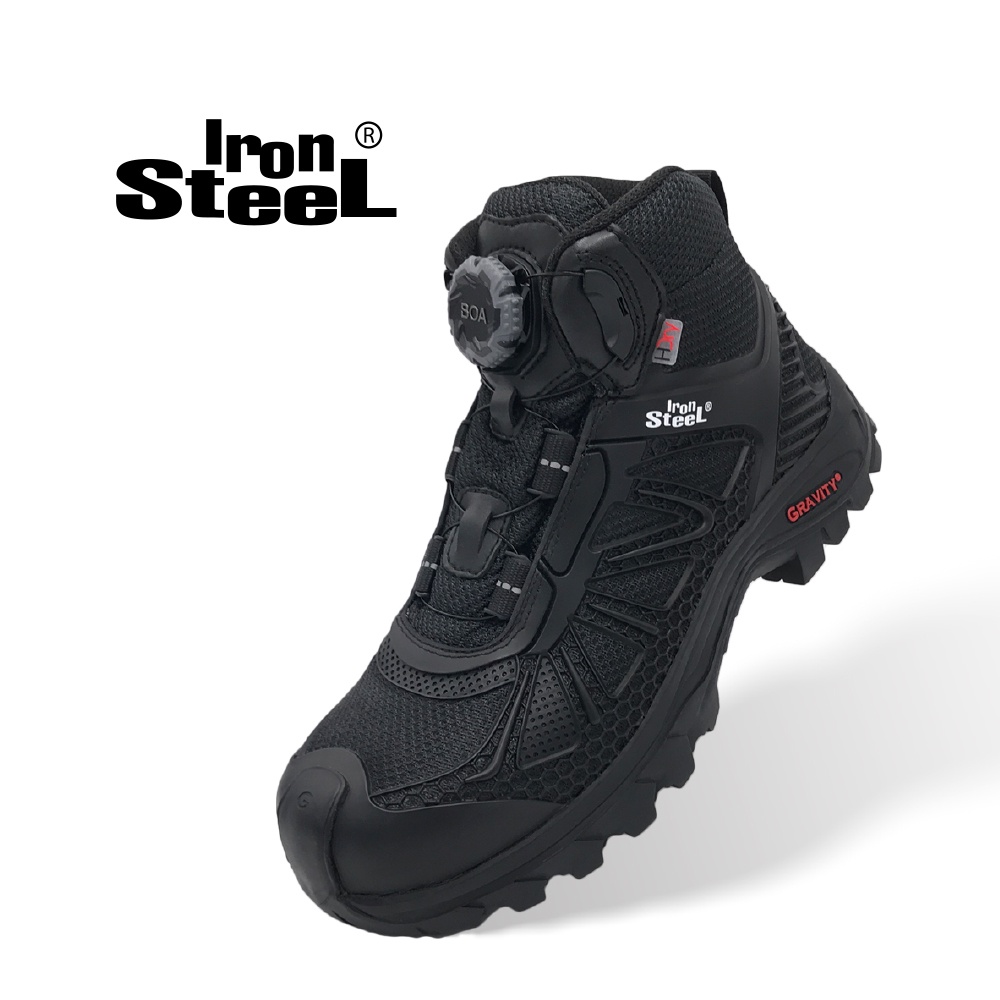Ironsteel安全鞋 T1458防水boa快旋鈕絕緣安全鞋 蝦皮購物