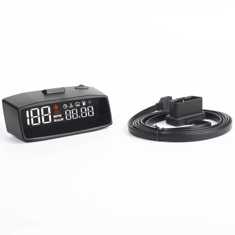H200 OBD2 HUD 抬頭顯示器 高質感自動感光白光顯示