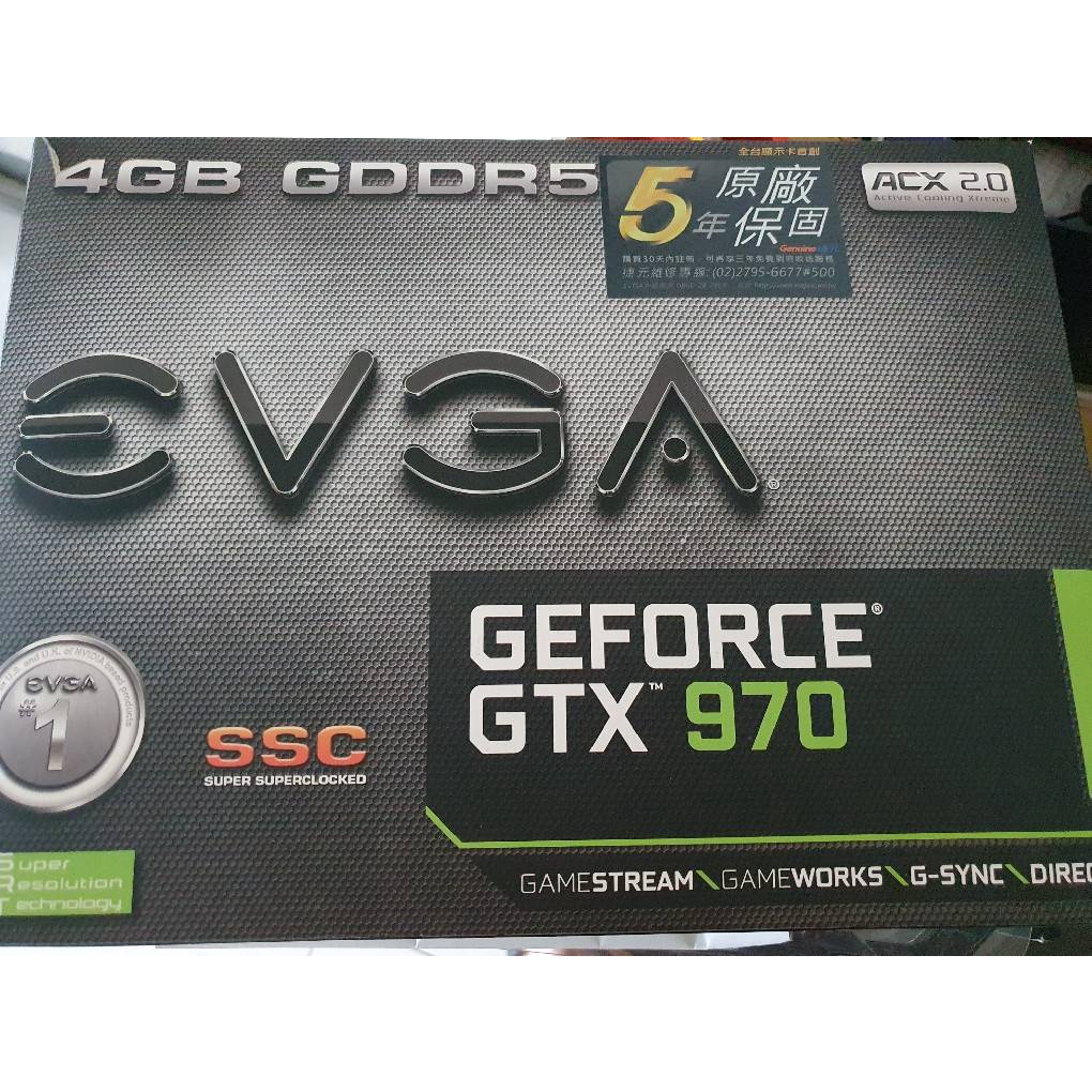 EVGA GTX 970 SSC  ACX 2.0 參考 GTX 1060 1650 1660