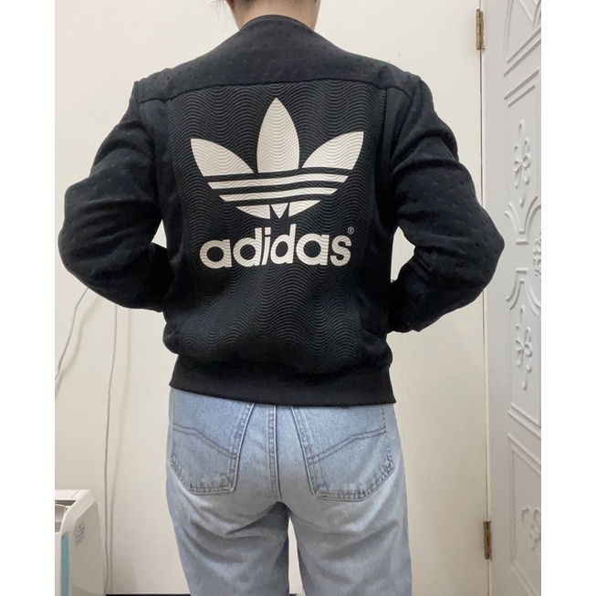 adidas 麂皮拼接外套 秋冬款 絕版品 二手