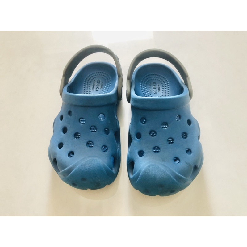 ［二手］crocs 正品 基本款 男童 涼鞋 拖鞋