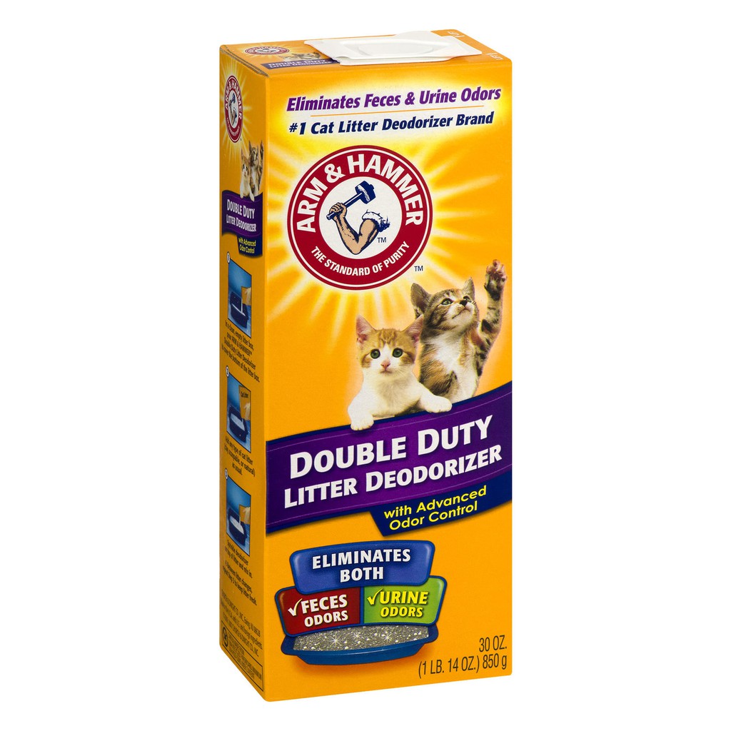 【現貨秒發】鐵鎚牌Arm&amp;Hammer 加強版貓砂除臭專用粉850g