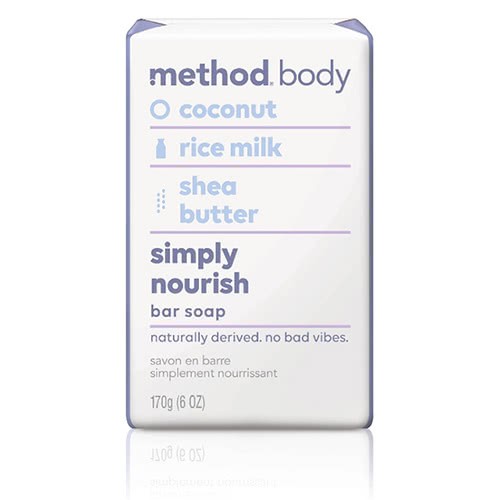 Method 美則 感官沐浴皂-就是滋潤170g 椰子香 米乳 乳油木果油 舒適香氛 滋養柔膚 奢華美肌 嫩白保濕皂
