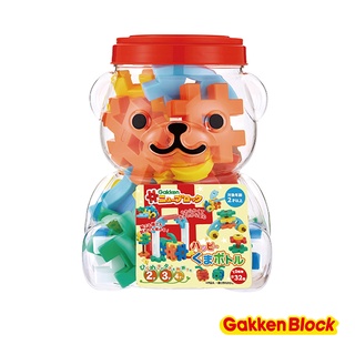 日本Gakken學研 益智積木-新快樂小熊組合【嬰之房】