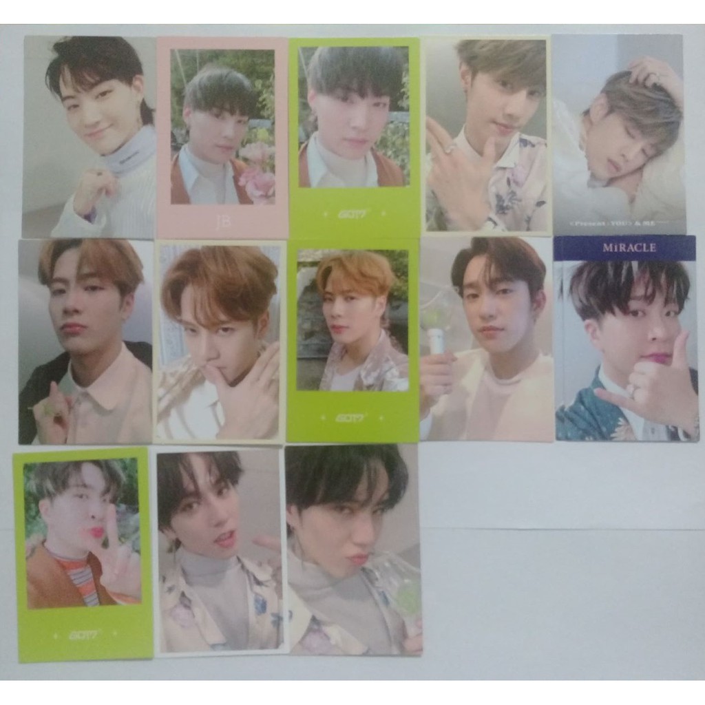 12 28更新售got7 Present You Me 小卡歌詞本空專預購禮 蝦皮購物