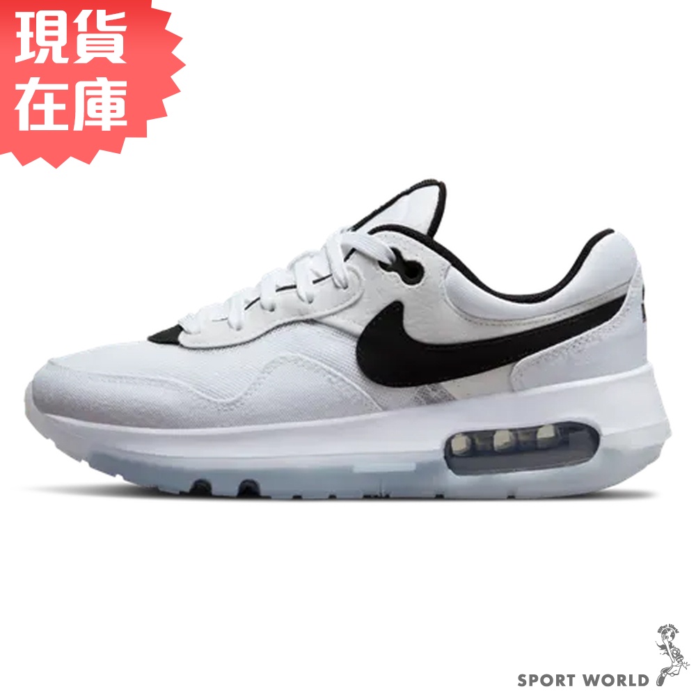 Nike 女鞋 大童 休閒鞋 Air Max Motif GS 氣墊 白黑【運動世界】DH9388-100