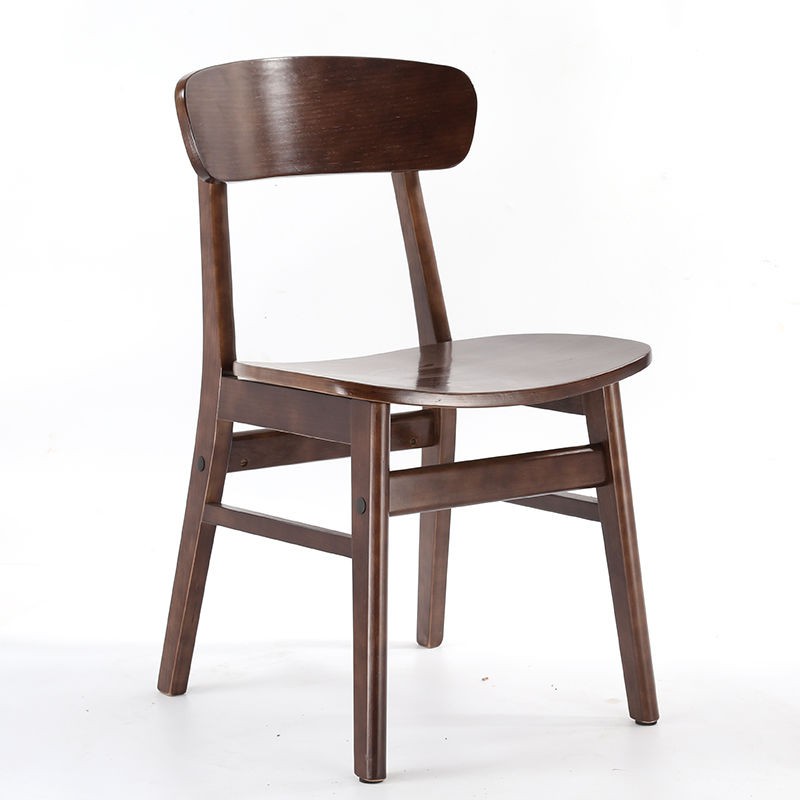 【店長推薦】北歐實木餐椅成人家用奶茶店餐桌椅子廳靠背書桌椅現代簡約蝴蝶椅