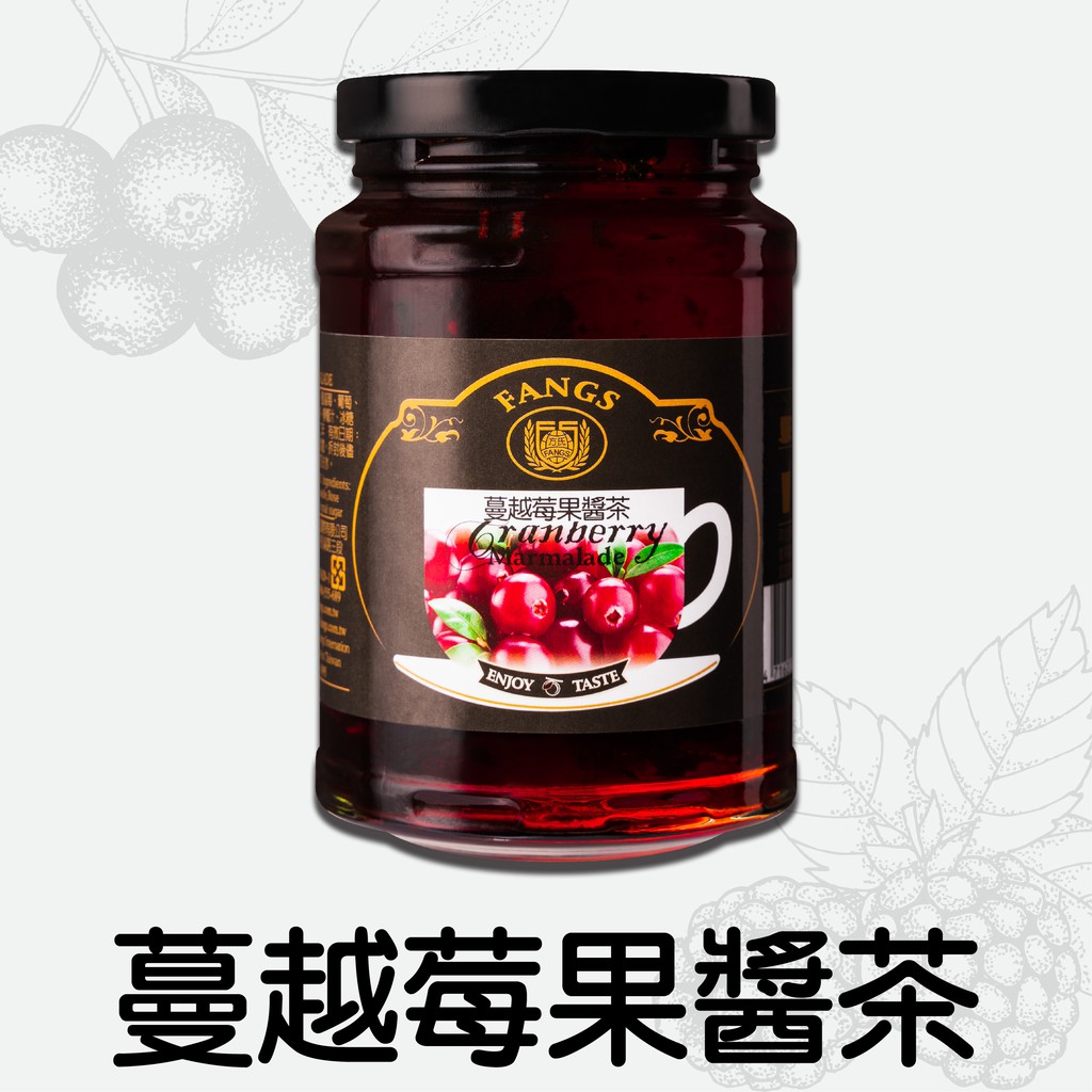花鹿水 蔓越莓果醬茶 400g 2250g 茶醬系列 Fangs方氏食品 蝦皮購物