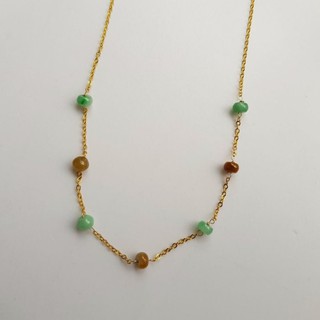 °☆ 珮齊精品舖 ☆° 天然緬甸玉翡翠【A貨】黃綠雙彩 美國14K注金 平安扣 項鍊 古典秀麗 平安吉祥 0221602