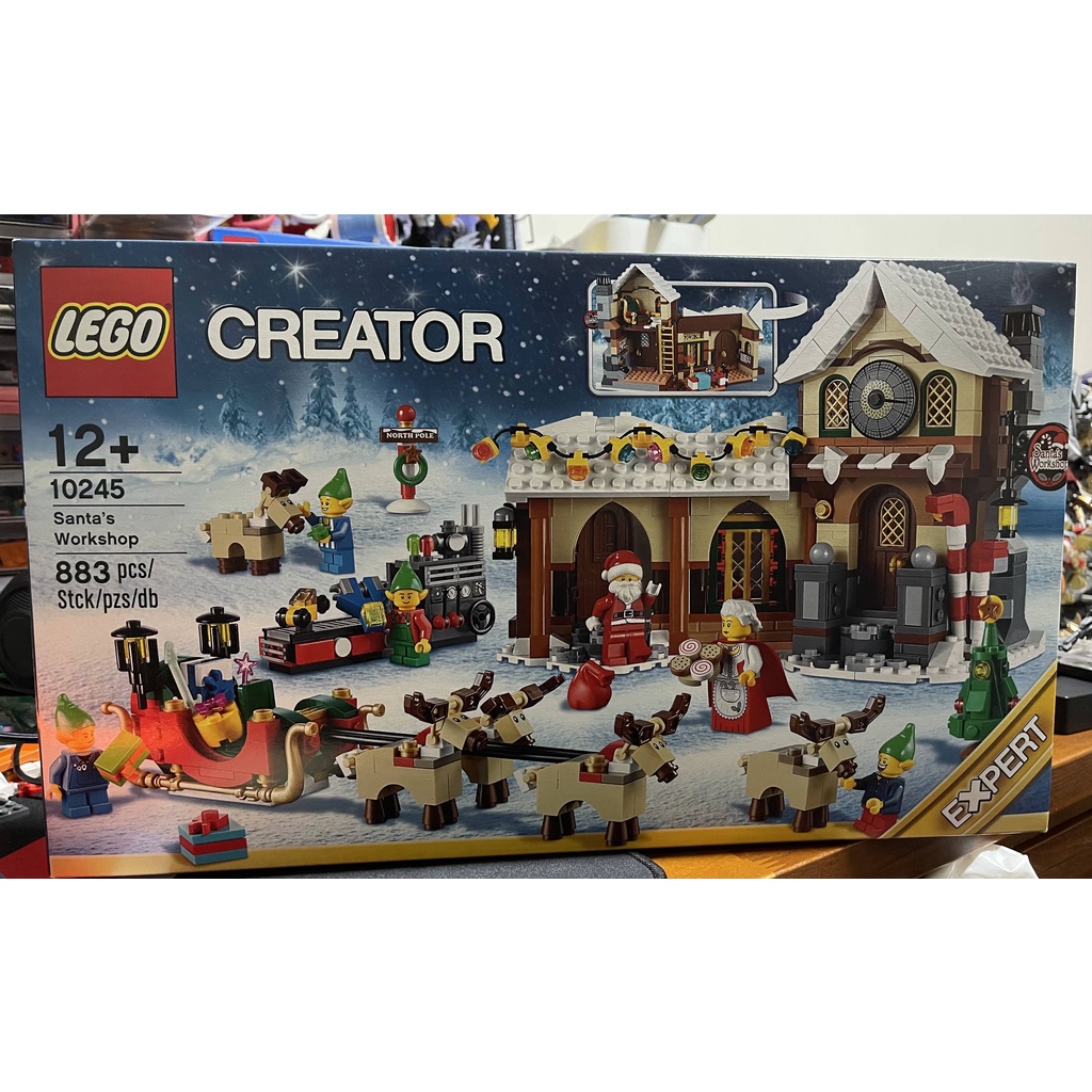 全賣場免運 全新樂高正品 LEGO 10245 聖誕老人工作室 冬季系列 Santa’s Workshop