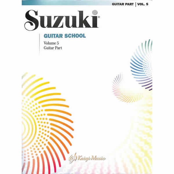 【凱翊︱AF】鈴木吉他單樂譜第5冊Suzuki Guitar School Guitar Part Vol.5