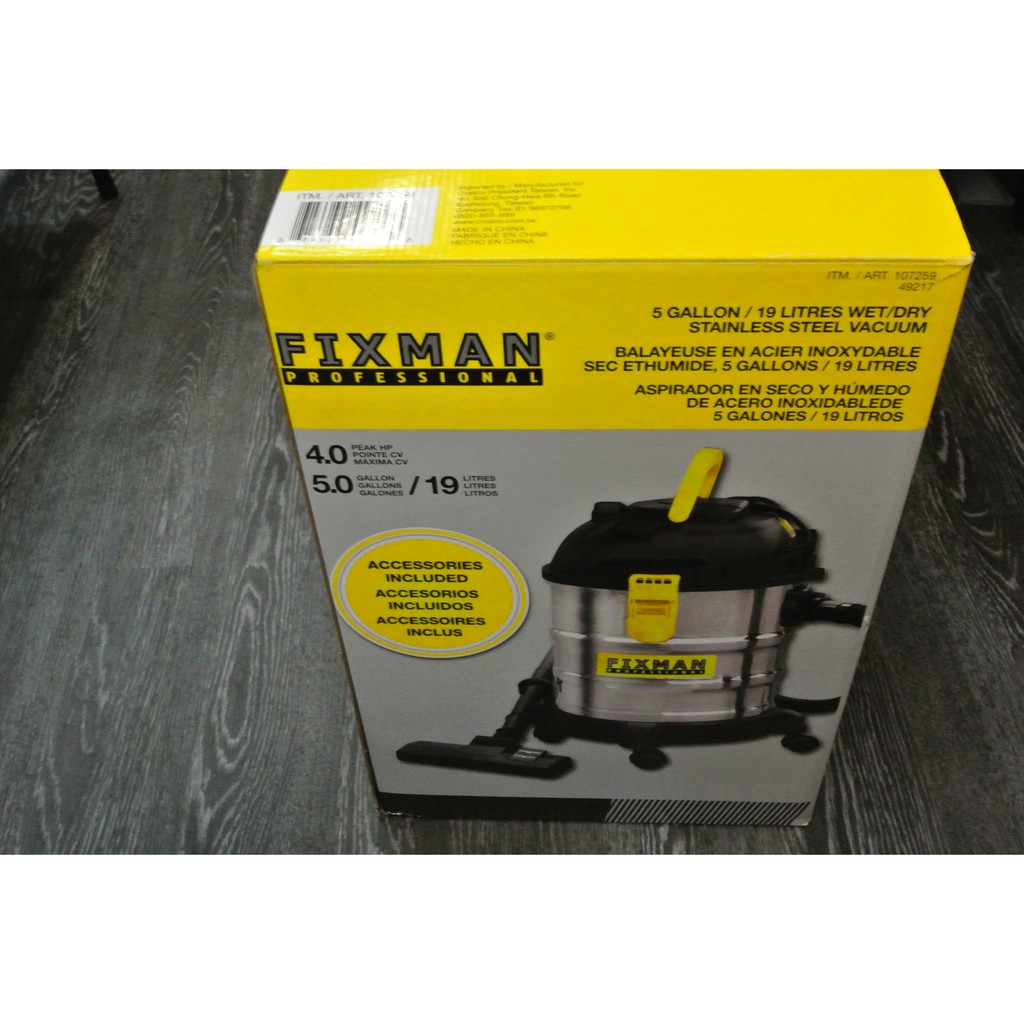 Fixman 乾濕兩用吸塵器，特價$1,139