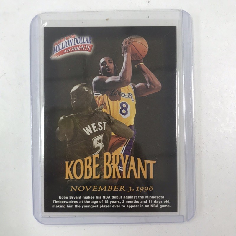 1997 FLEER KOBE BRYANT #31 OF 50 科比 球員卡 籃球卡 收藏卡