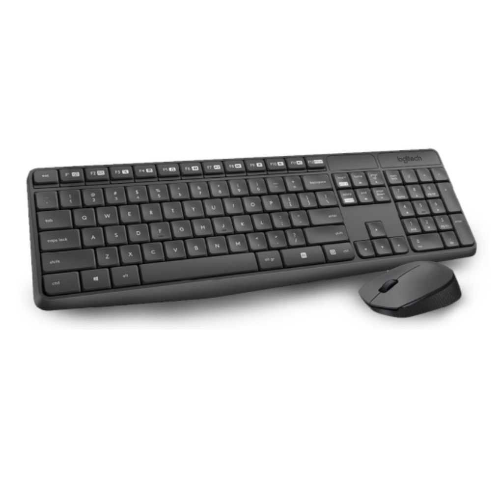 【Logitech】羅技 MK235 無線鍵盤滑鼠組 注音鍵盤 辦公 防潑水 無線鍵盤 無線滑鼠 無線鍵鼠組