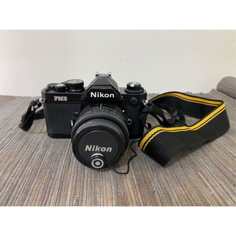 【底片機】 Nikon FM2 經典膠卷機黑機+50mmf1.8-22鏡頭+保護鏡
