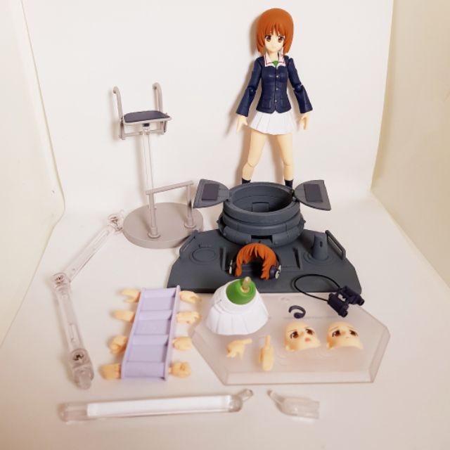 Figma 211 少女與戰車西住美穗日版可動人偶玩具公仔 蝦皮購物