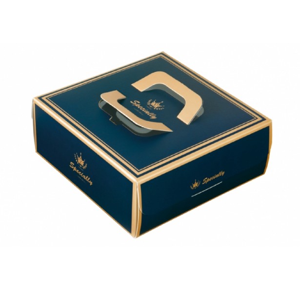 手提派盒 6吋法蘭斯 起司蛋糕盒 包裝盒 提拉米蘇盒  巴斯克乳酪蛋糕盒【附金色圓底盤】