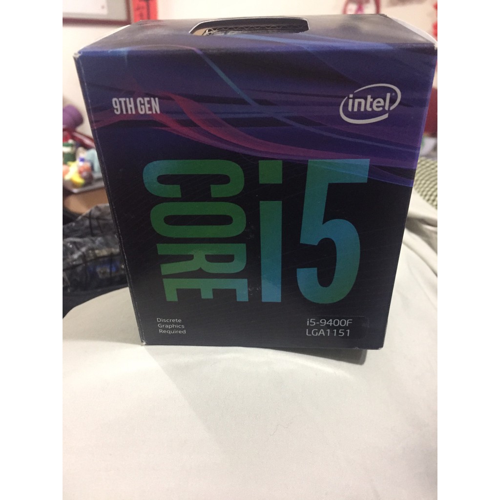 Intel Core i5-9400F 2.9G / 9M 6C12T 模擬12核心 SRF6M 正式版 盒裝新品
