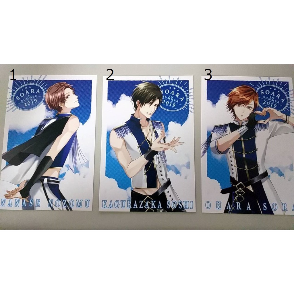 現貨日版tsukipro The Animation 特典soara明信片大原空在原守人神樂坂宗司宗像廉 蝦皮購物