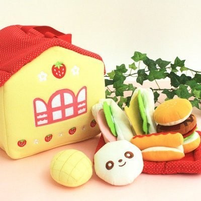 🍭免運🎁現貨🍭日本 Mother Garden 野草莓西式餐點家庭組/野餐麵包盒(正品) 瑪莉莎  毛氈玩食
