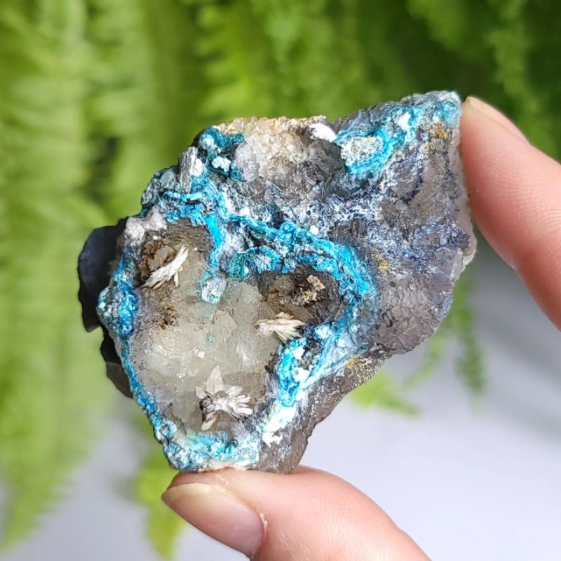 68水晶花園－礦晶－貴州 三水鋁 螢石 重晶石