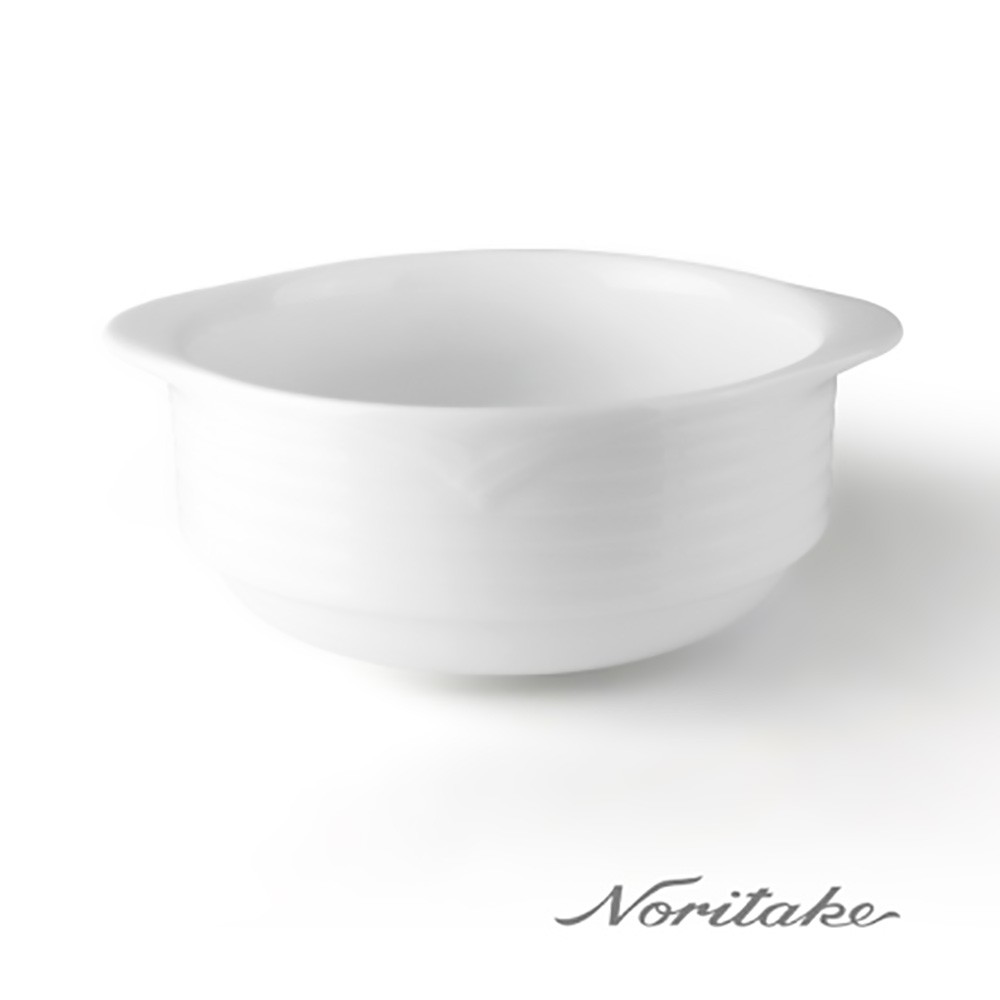 Noritake | 詩羅恩可疊湯碗(有耳)