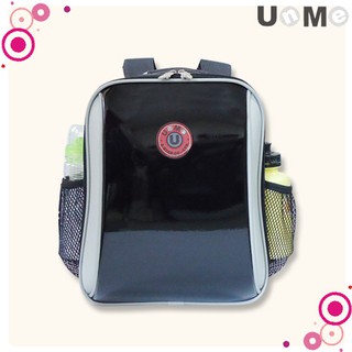 【UnMe】低年級單層後背書包 兒童書包 (鏡黑）強力反光飾條 腰前環扣背帶 臺灣製造