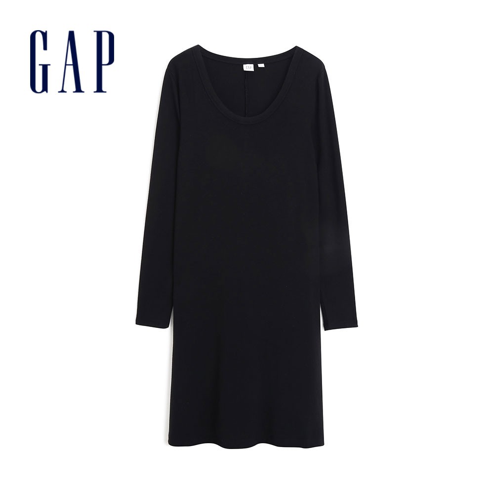 Gap 女裝 洋裝-純正黑(493698)