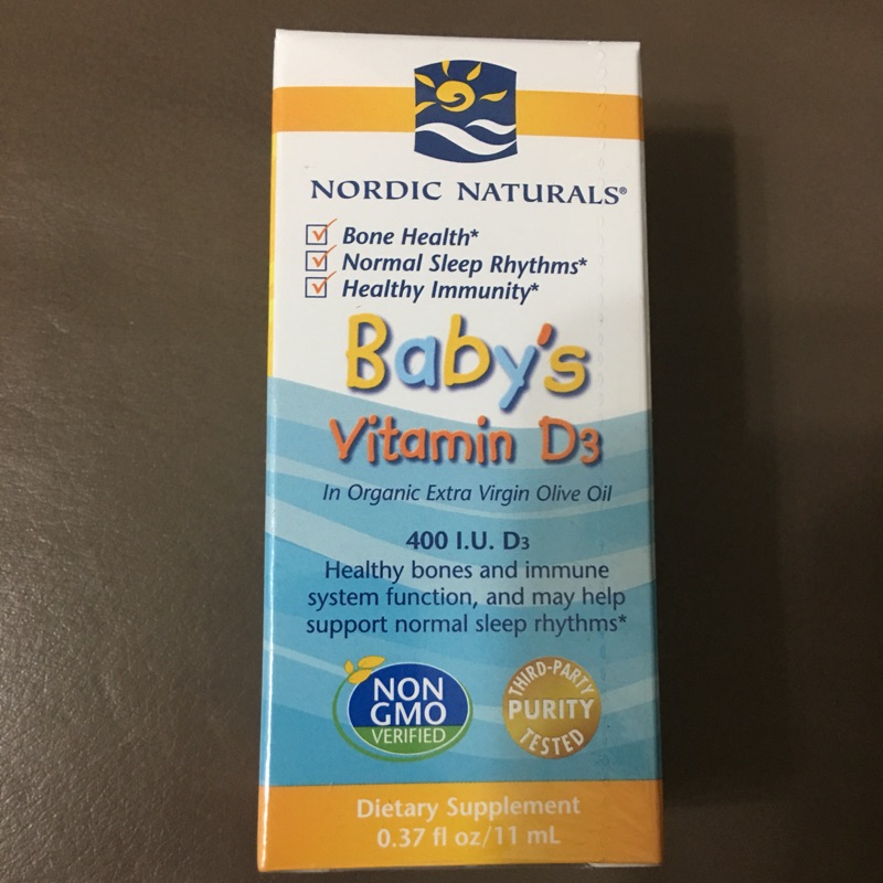 美國正品代購 天然貝比D Nordic Naturals Baby’s Vitamin D3 優寶D