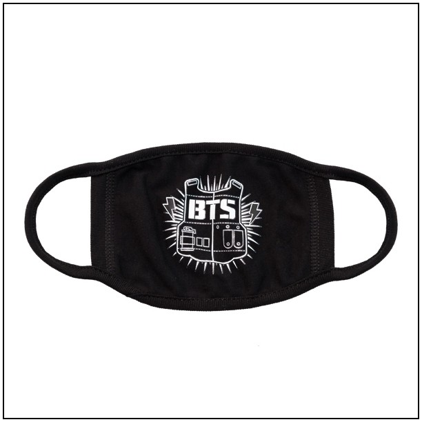 韓國代購 ASMAMA 방탄소년단 口罩 防彈少年團 BTS LOGO 黑白口罩
