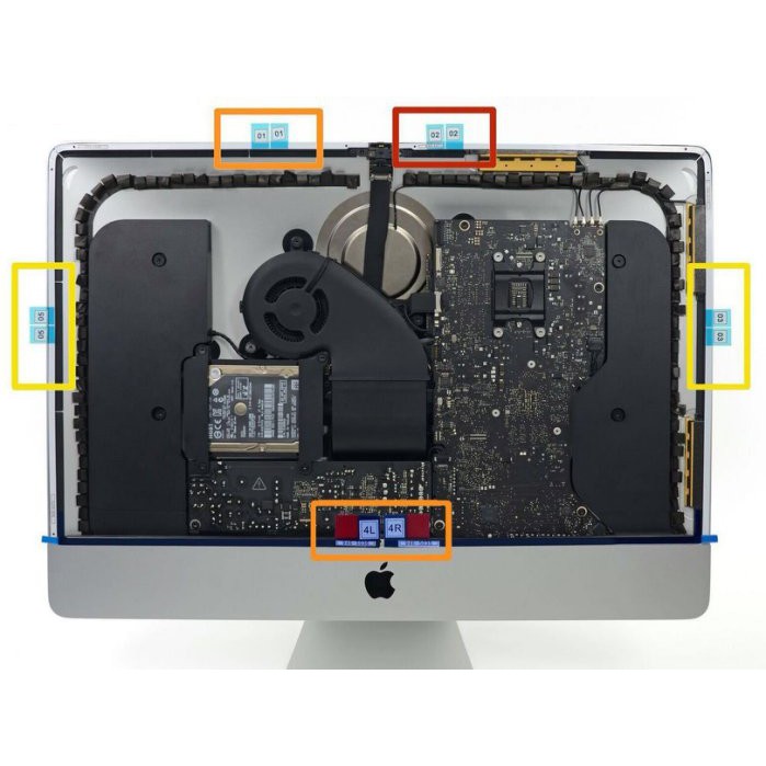 iMac27吋5K（A1419／A2115）2017-2020原裝液晶固定膠條，附發票（非仿貨導致液晶掉落）另膠條與工具