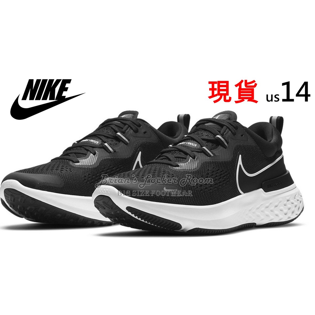 N173 現貨 us14 32cm Nike React Miler 2 避震夜光 慢跑鞋 大腳大尺大碼