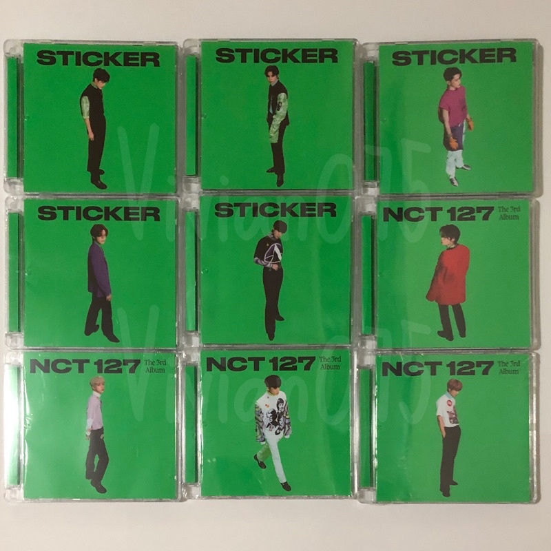 NCT 127 空專 Jewel【Sticker】泰一 Johnny 泰容 悠太 道英 在玹 廷祐 Mark 楷燦