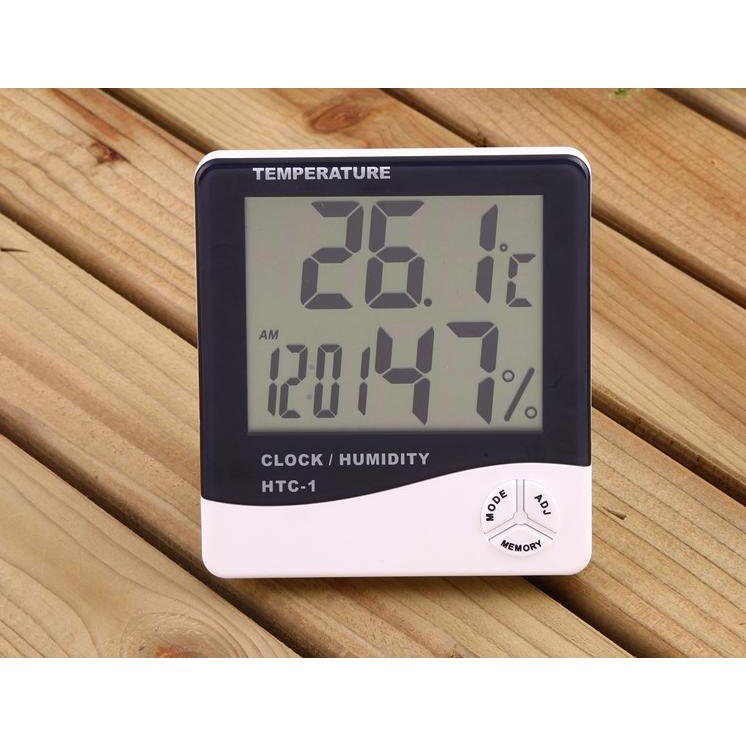 高精度溫度計 超大螢幕 溫度計 濕度計 溫溼度計 數位顯示溫度計 電子溫度計溫度計測溫器溫度/濕度/時鐘 三合一