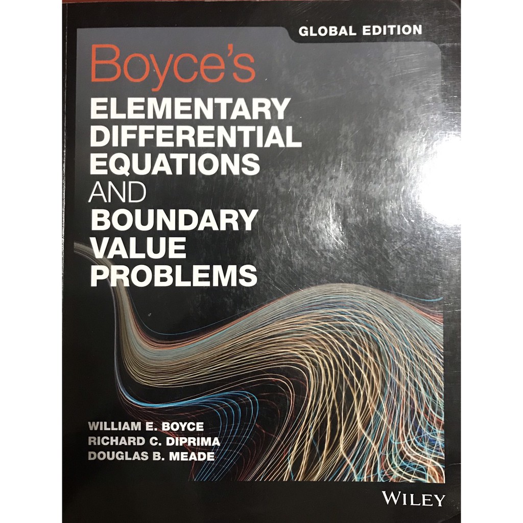 Boyce’s Elementary Differential Equations And BVP | 蝦皮購物