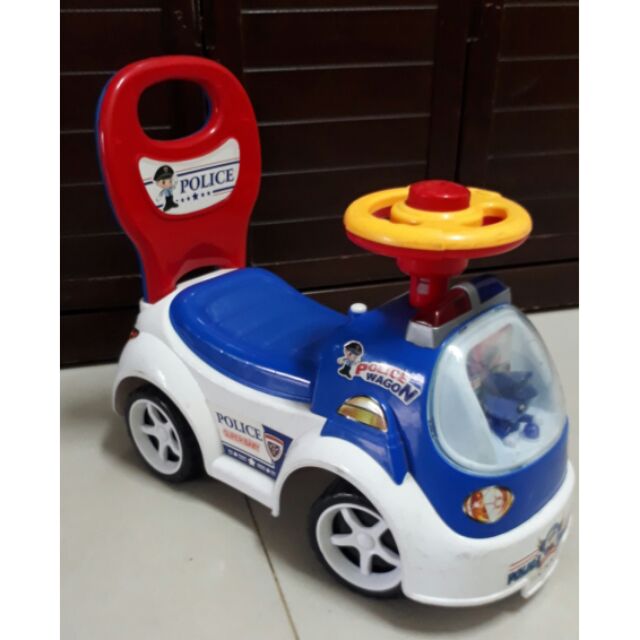 &lt;已完售&gt;兒童玩具車 警察摩托車 二手 有聲光 非電動車