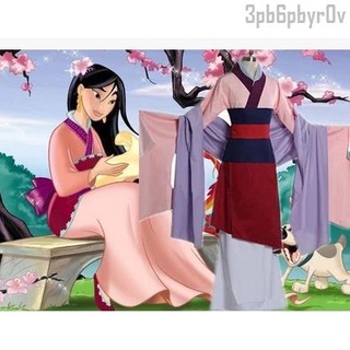 花木蘭 cosplay Disney 迪斯尼公主 套裝 演出服 表演服 角色扮演%9