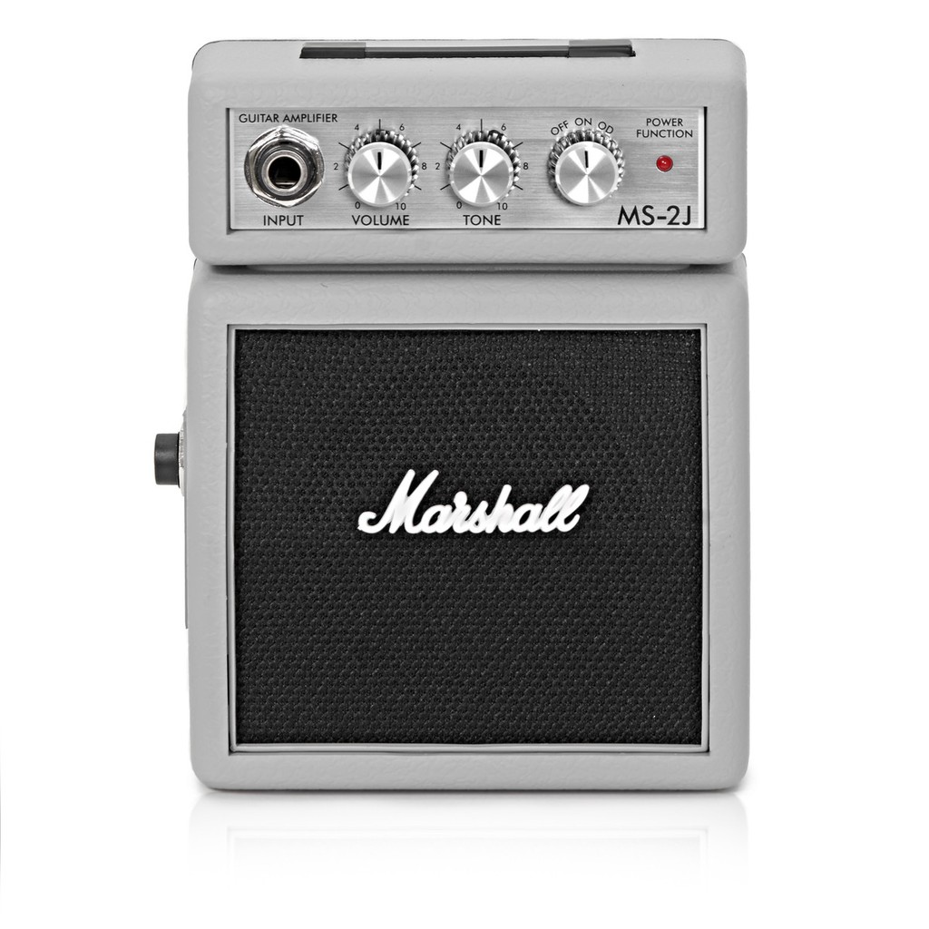 【現代樂器】Marshall MS-2J 銀灰色 1瓦 電吉他 小音箱 隨身攜帶 腰掛 小喇叭 原廠公司貨