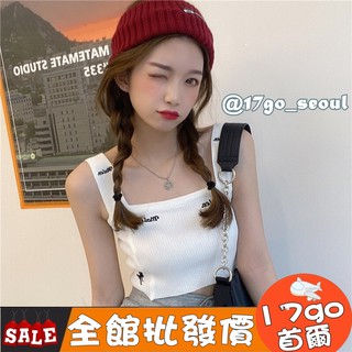 🔥斷貨出清🔥 A71 春夏季韓版 秒變紙片人 歐美辣妹 短款 超百搭 針織 吊帶背心 短款上衣 無袖背心 短版背心