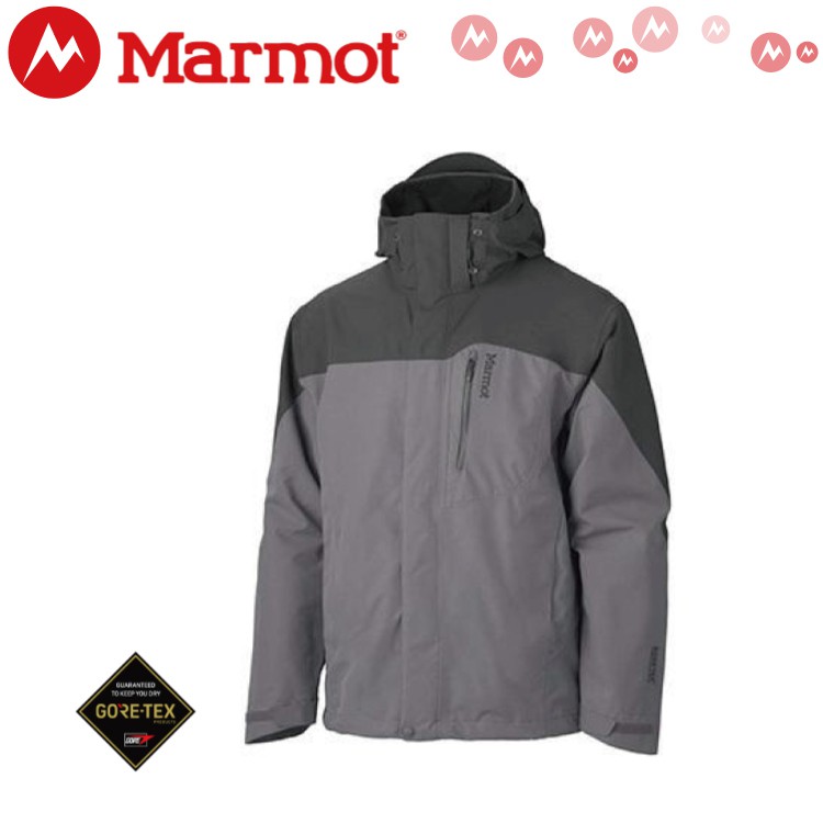 MARMOT 男 Palisades TR GORE-TEX兩件式外套《煤灰》30420/保暖/羽絨/防水/防/悠遊山水