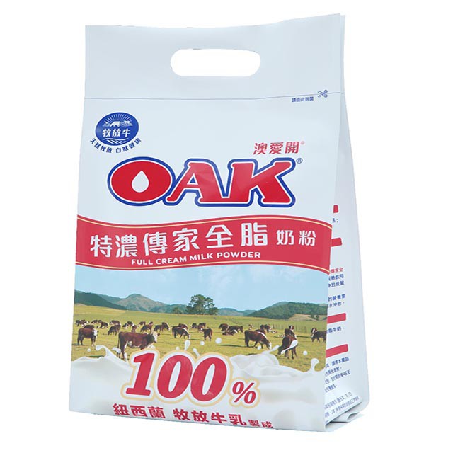 OAK特濃傳家全脂奶粉1500g/袋