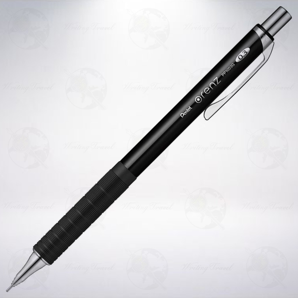 日本 Pentel Orenz Metal Grip 2代 0.3mm 自動鉛筆: 黑色