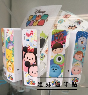 👙姐妹貓印貼👙 迪士尼 TSUM 會計章 / 連續印章 / 印章 /米奇/方塊章