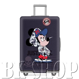 ◤BK SHOP◢ 彈力布行李套 保護套 行李箱套 防塵套(行李箱18寸～32寸適用)-帽子米奇
