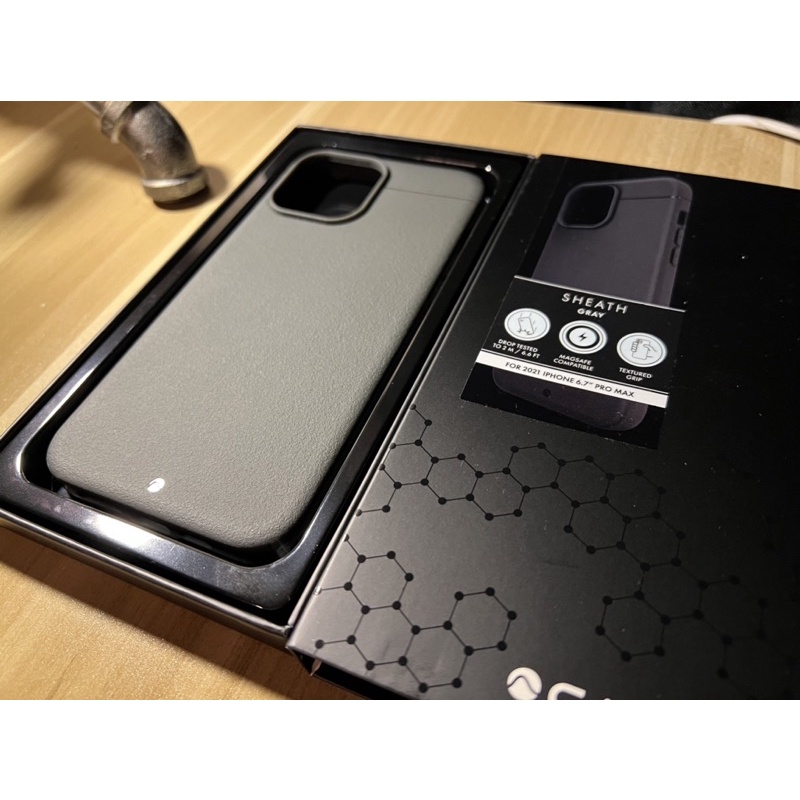 Caudabe Sheath Gary iPhone 13 Pro Max 手機殼