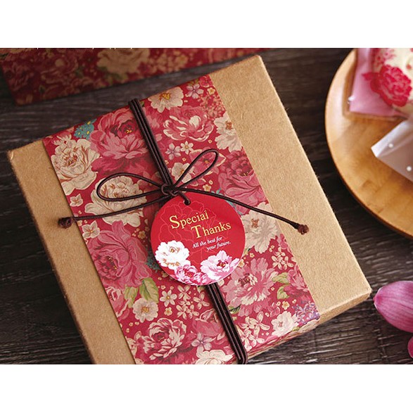 包裝家專賣店 新年過年年節包裝紙封 花富貴 30入 蝦皮購物